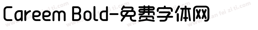 Careem Bold字体转换